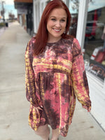 **DOORBUSTER** Trinity Tie Dye Babydoll Dress