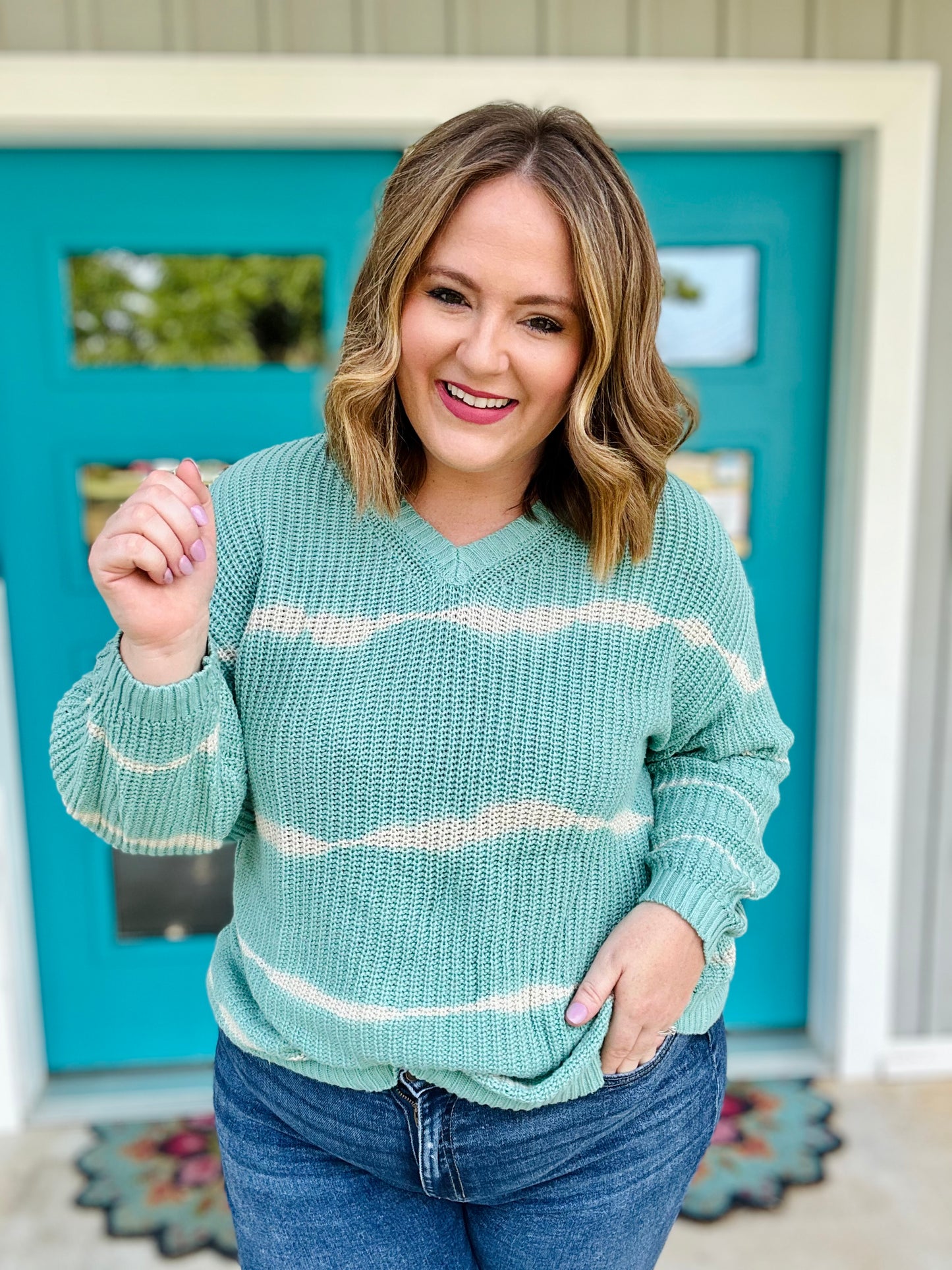 Brittany Striped Sweater