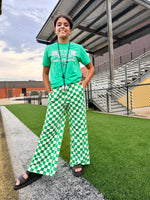 Jackie Green Checkered Pants