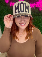 Customizable “Mom” Leopard Canvas Hat