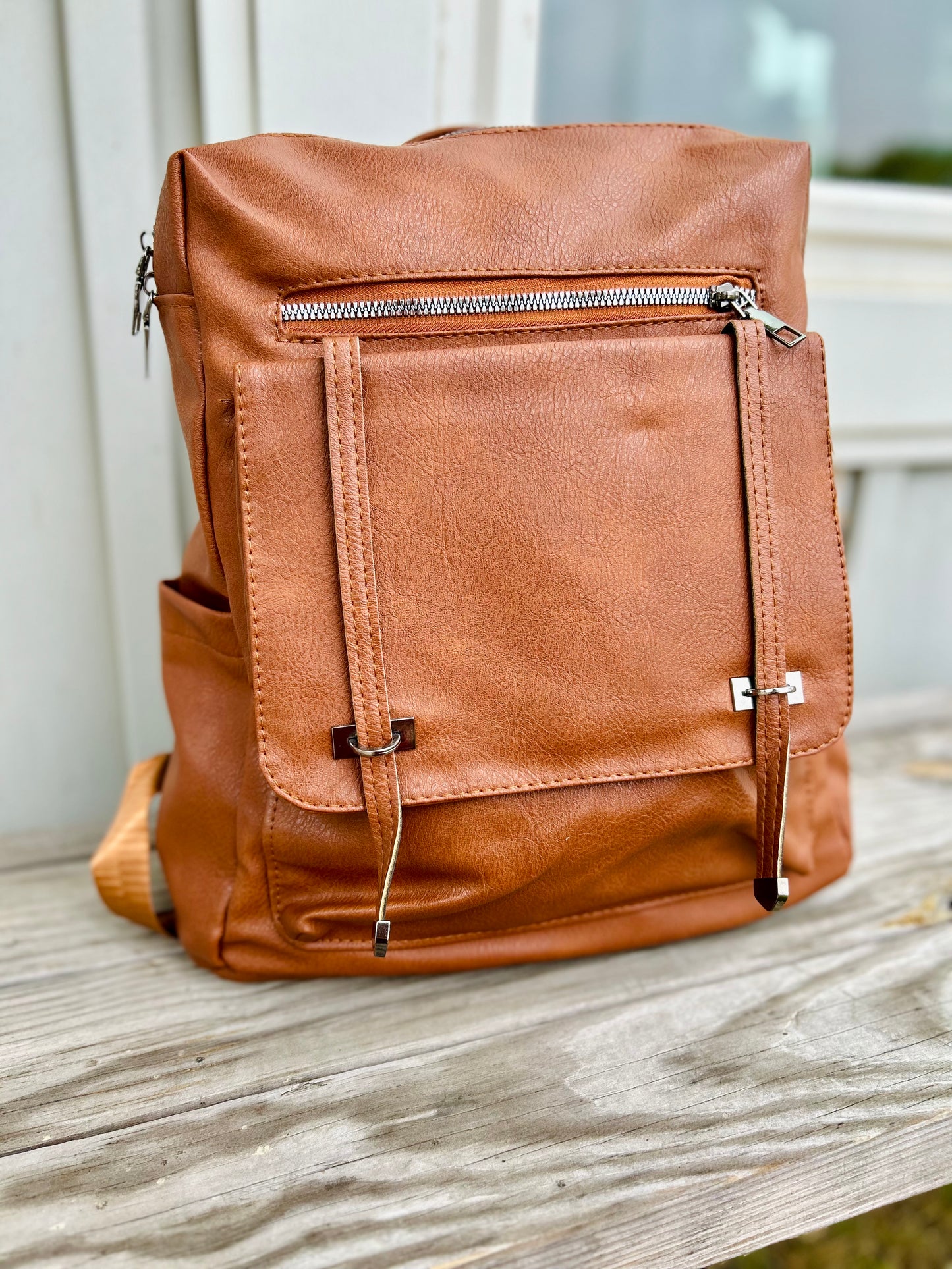 Ellie Vegan Leather Backpack