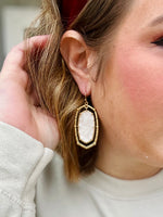 Rileigh Oval Drop Earrings (Multiple Colors)
