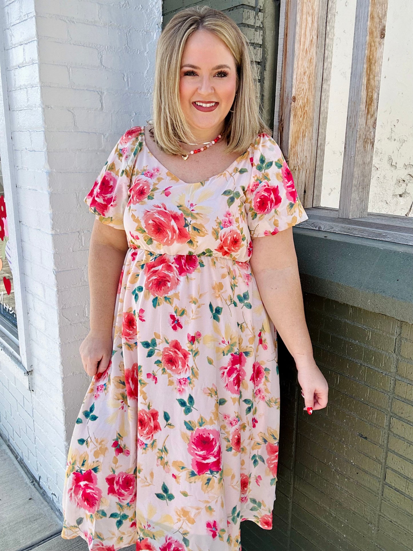 Willa Floral Puff Sleeve Dress