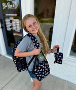 Bow Full Size Backpack Set (multiple colors-3 bags!)