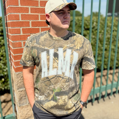 School Varsity On Real Tree Camo (Customizable)
