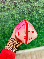 Cherry Print Makeup Bag