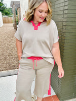 Mellie Textured Blocked Set