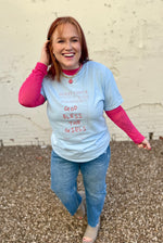 God Bless the Girls Tee on Comfort Colors