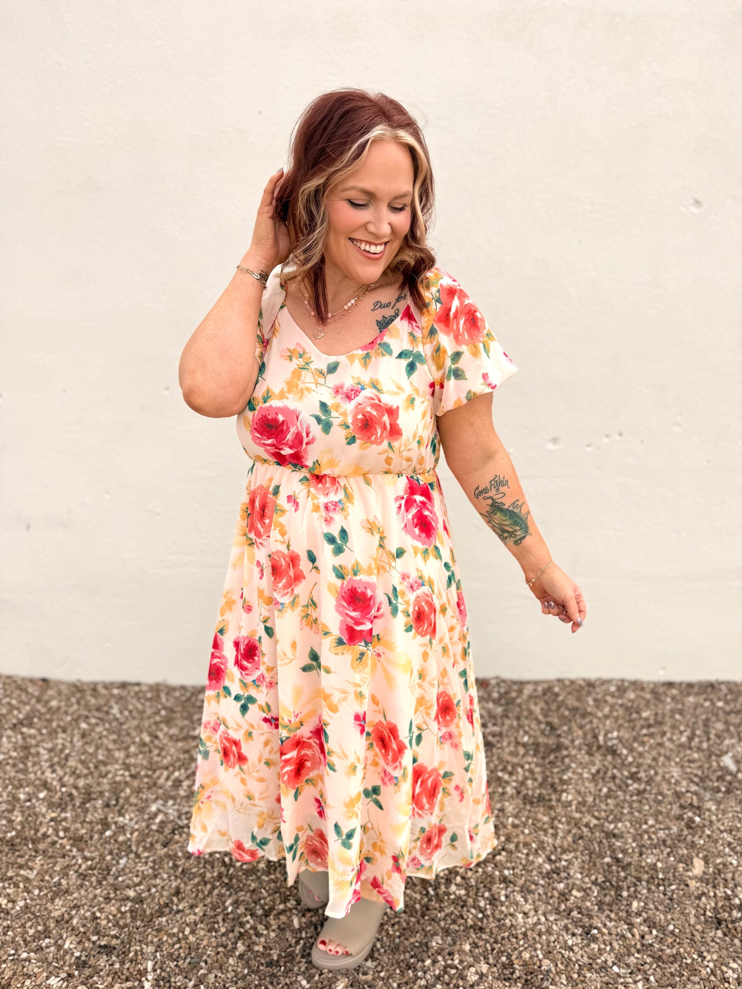 Willa Floral Puff Sleeve Dress