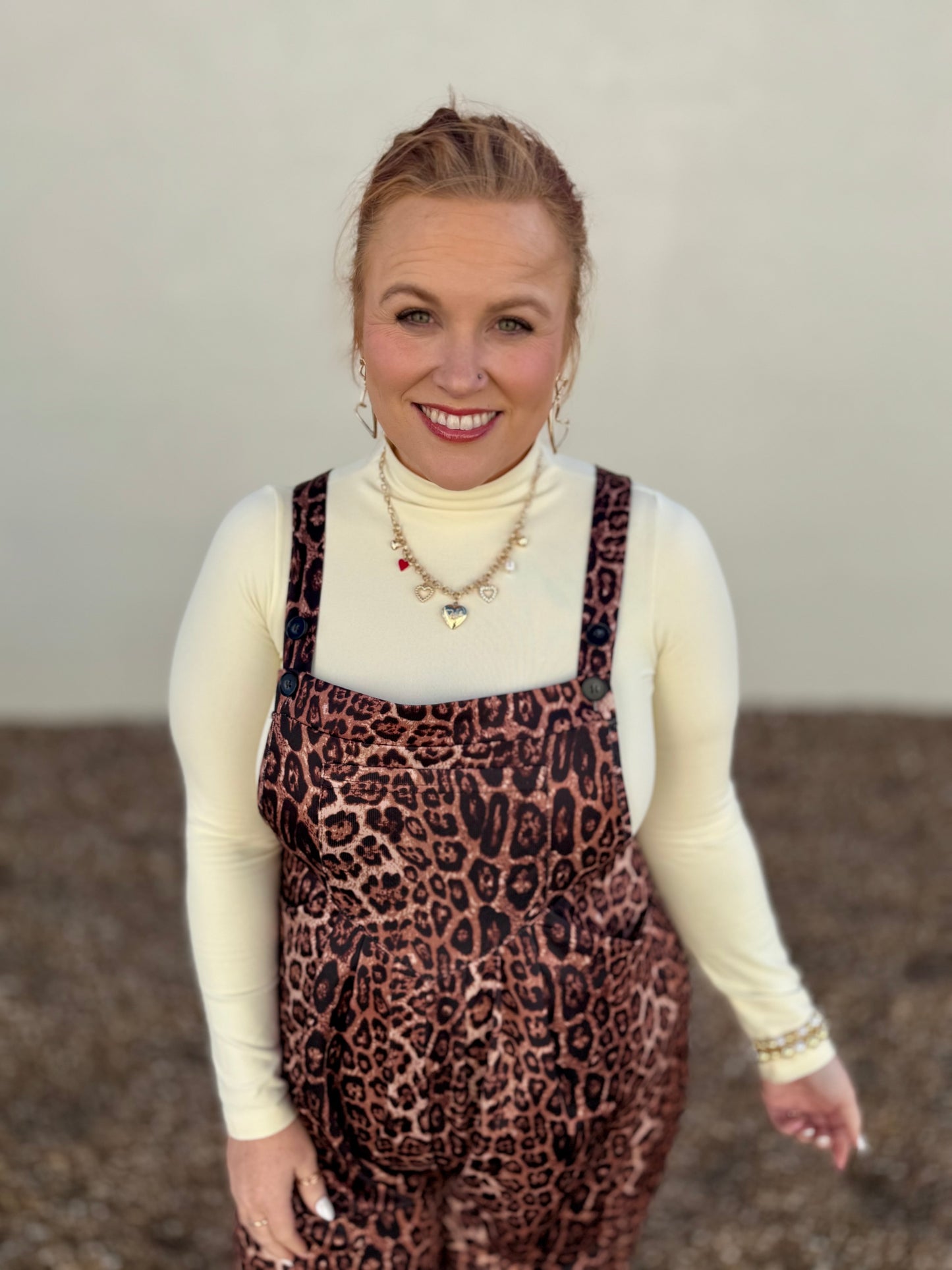 Jessica Leopard Jumpsuit