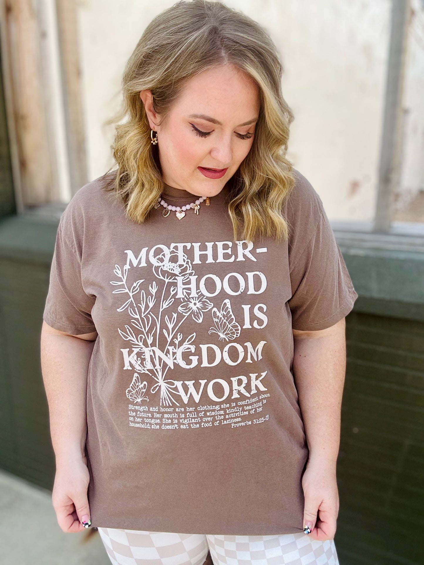 Motherhood is Kingdom Work Tee