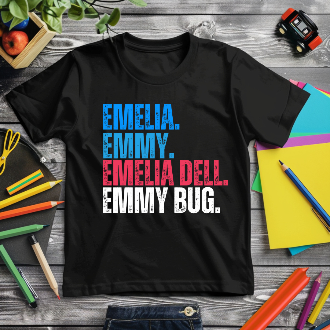 Customized Nickname Tee (Any color, any size!)