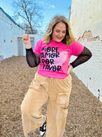 Mor Amor Tee on Comfort Colors