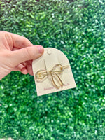 Gold Bow Hair Pin
