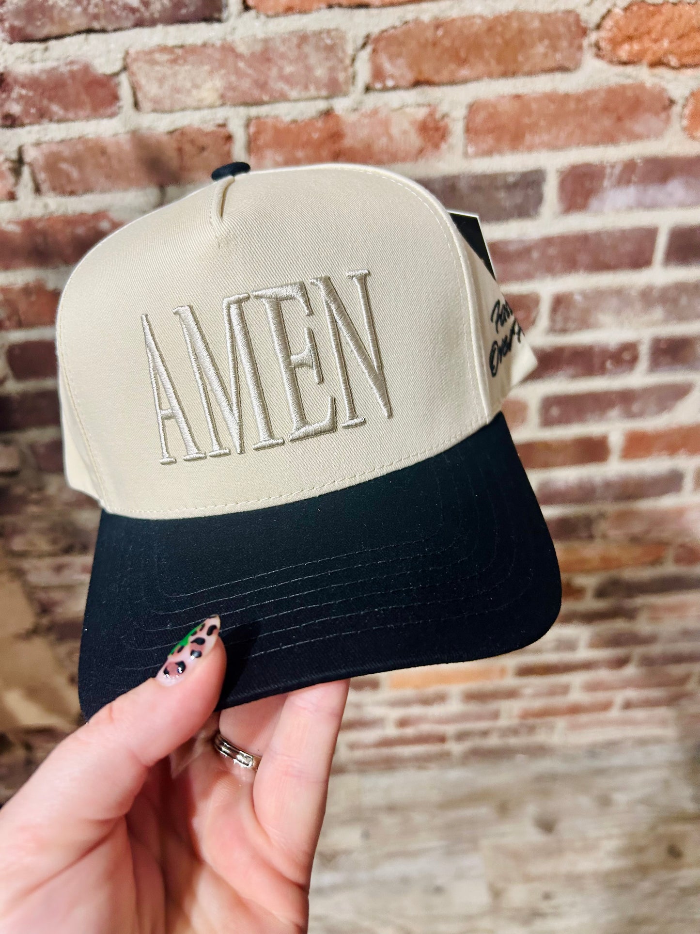 Amen Embroidered Hat