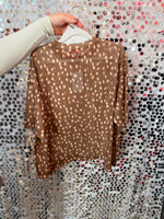 Market Special: Fawn Mesh Top