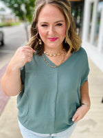Regina Woven Top (Multiple Colors)