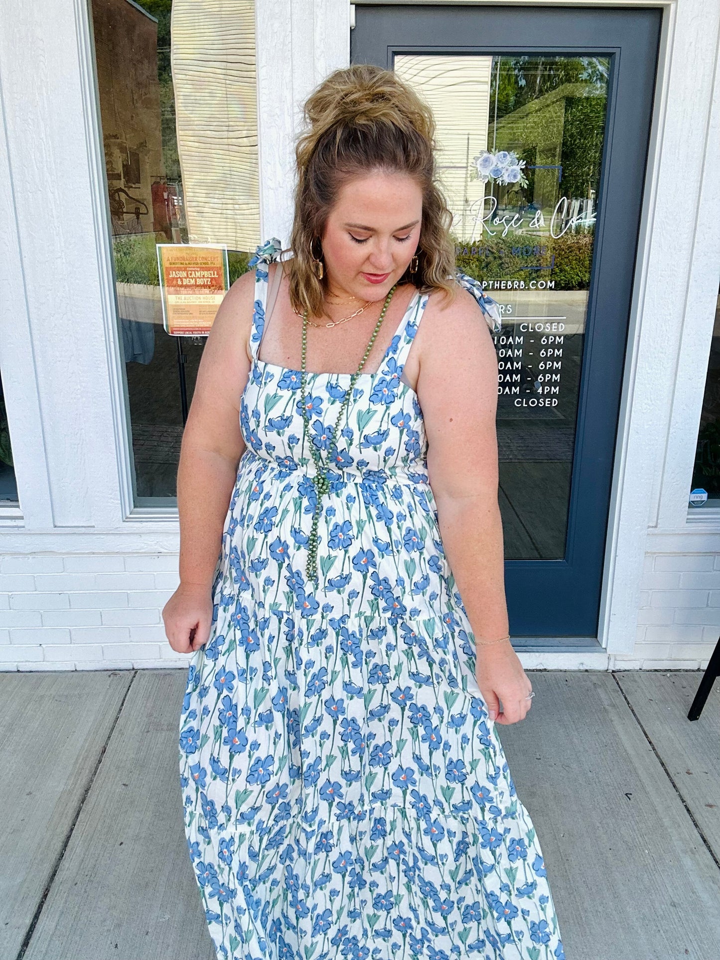 Peggy Sue Floral Dress