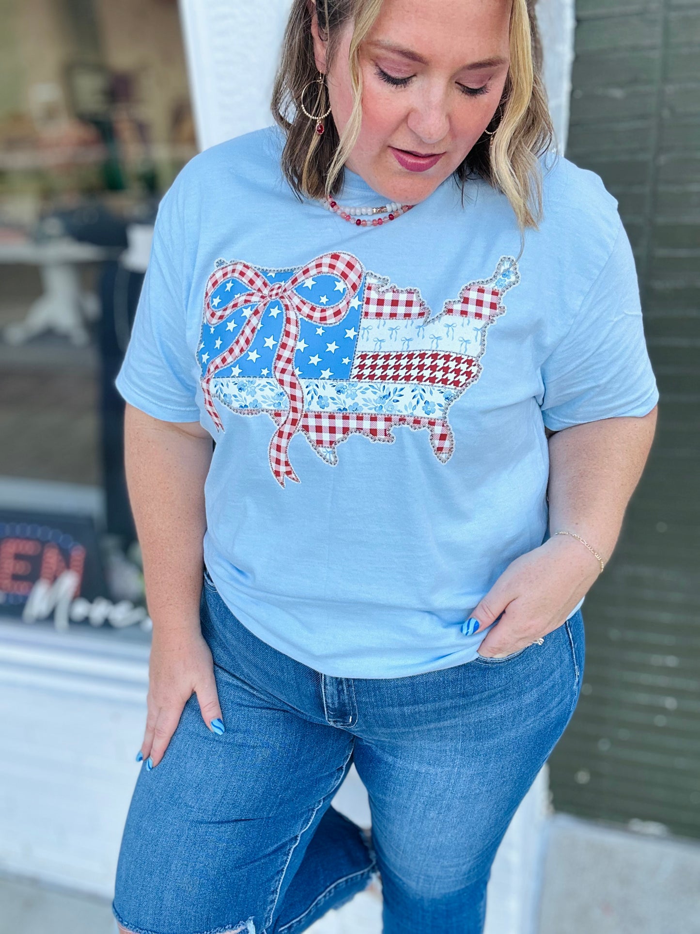 US Bows On Comfort Colors