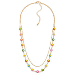Daisy Chain Necklace (Multiple Colors)