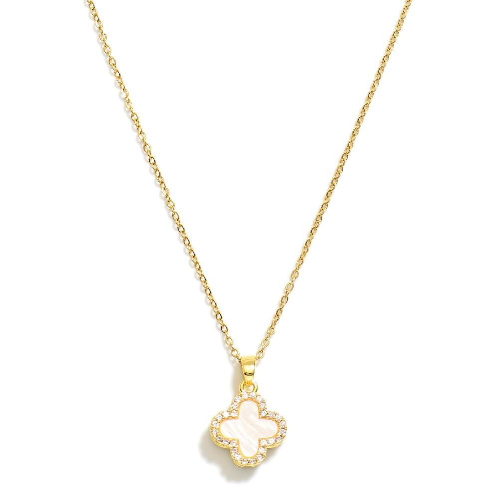 Clover Pendant Necklace (Multiple Colors)