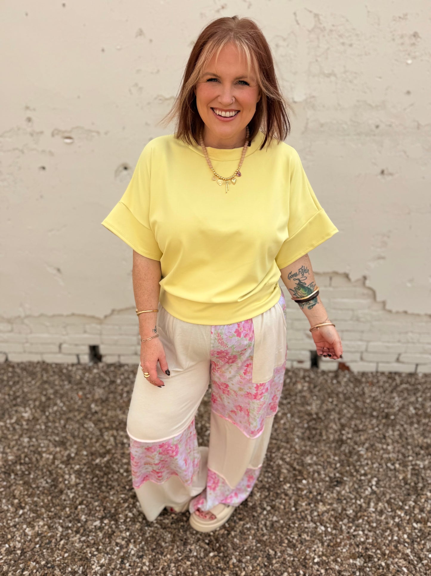 Elizabeth Floral Straight Leg Pants