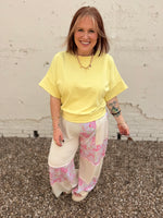 Elizabeth Floral Straight Leg Pants