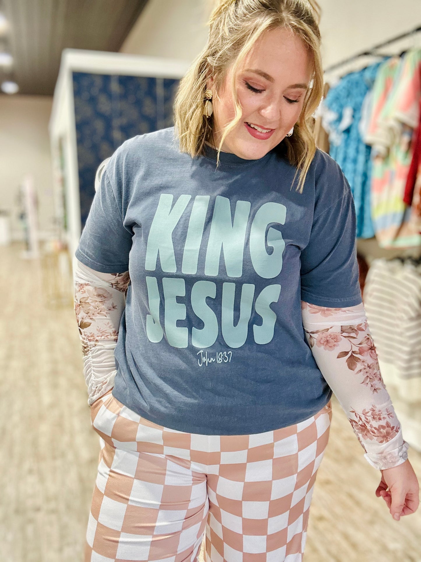 King Jesus Tee On Comfort Colors
