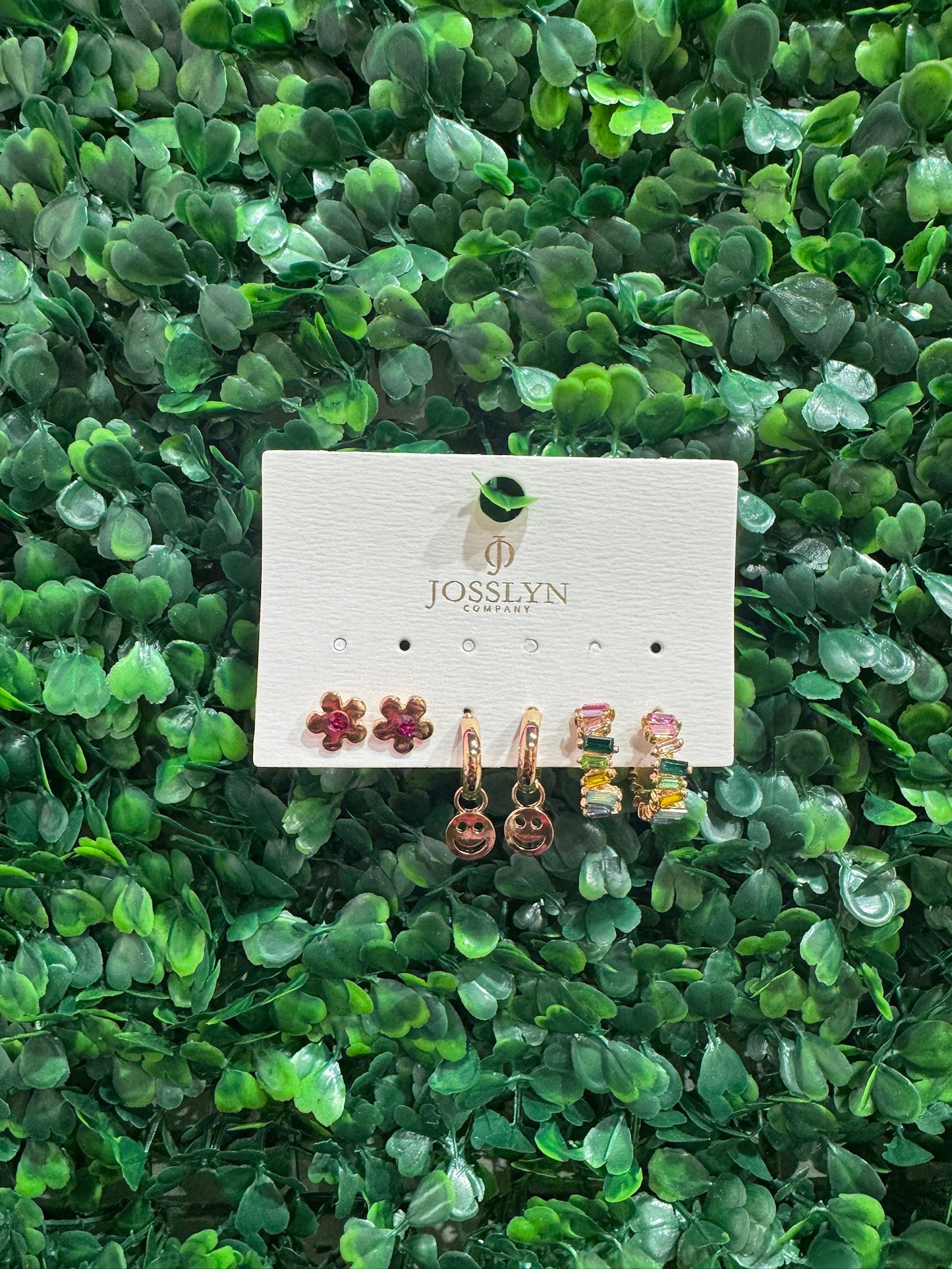 Rainbow Trio Earrings Set