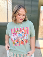 Floral Pumpkin Tee