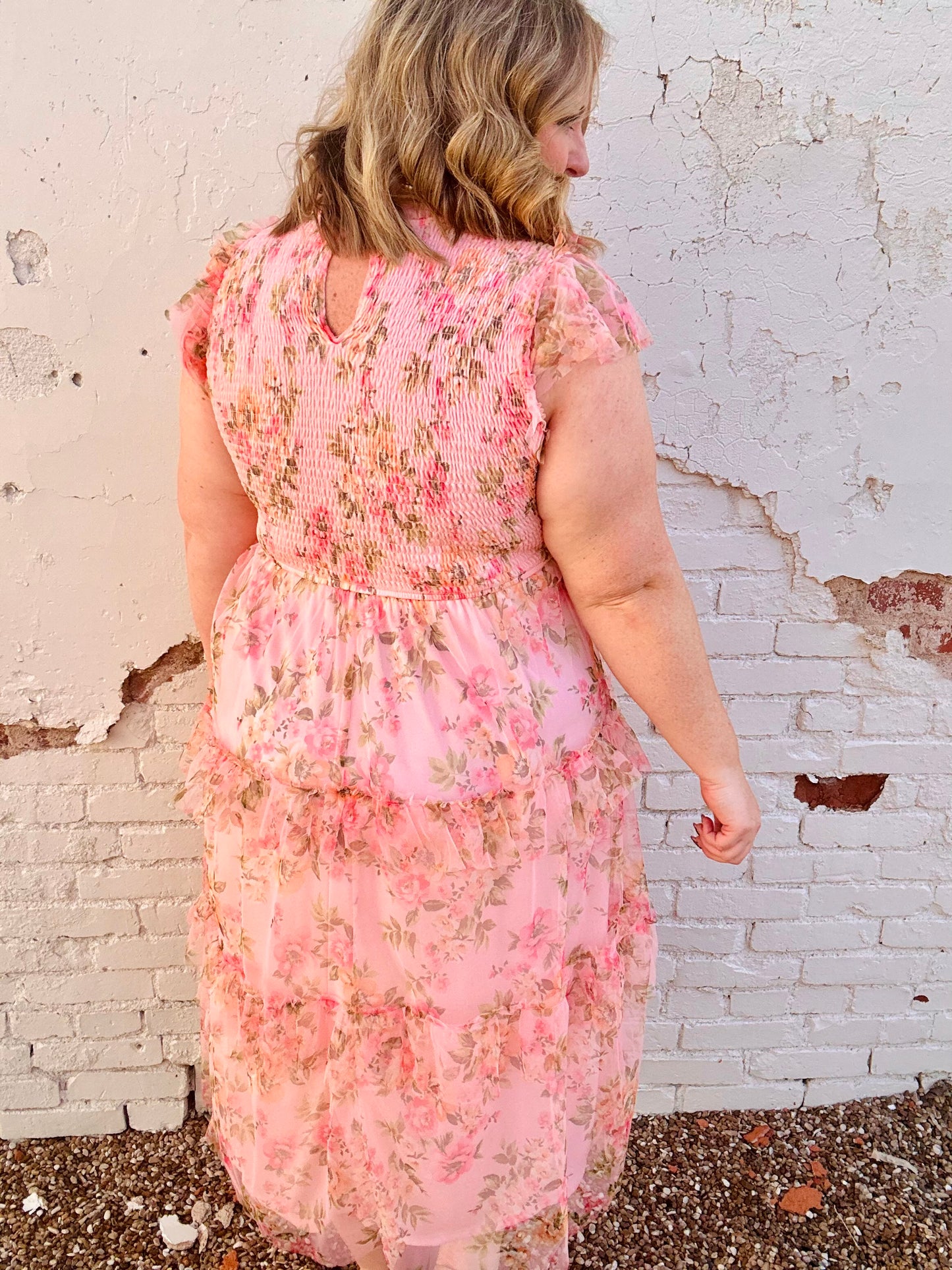 Addie Tulle Smocked Dress