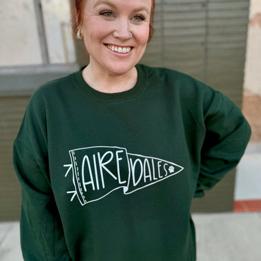 **DOORBUSTER** Airedale Flag Sweatshirt
