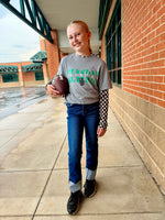 School Nation Tee on Blue Spruce