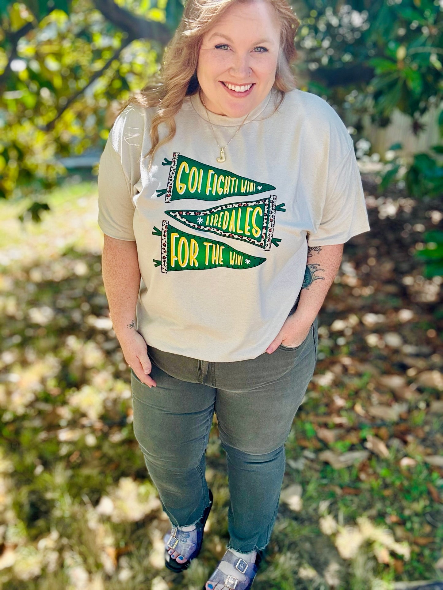 Leopard Flag School Spirit Tee