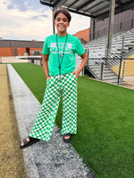 Jackie Green Checkered Pants