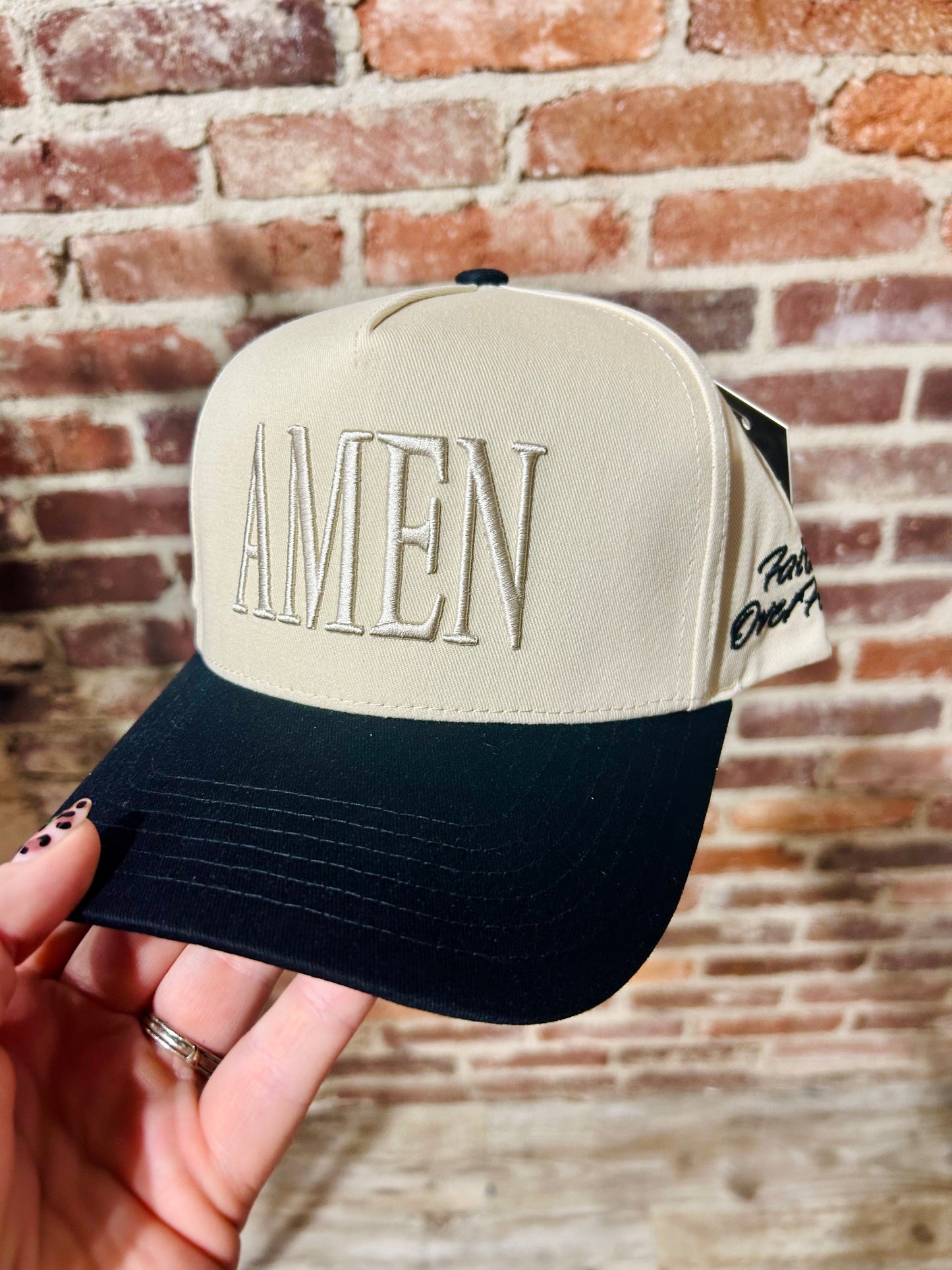 Amen Embroidered Hat