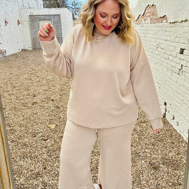 Bonnie Textured Matching Set