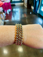 Metal Tone Beaded Bracelets