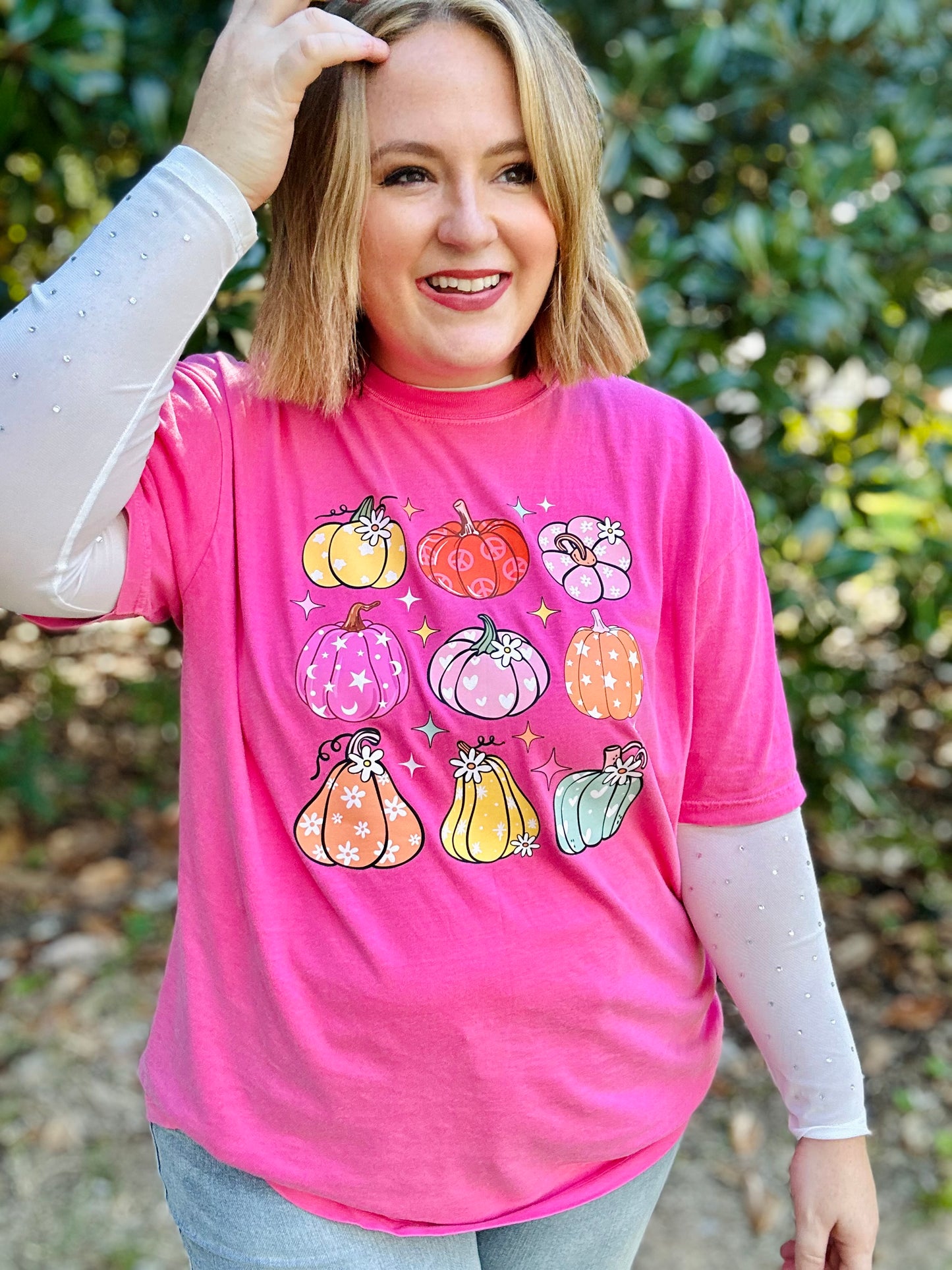 Pumpkin Cuties Tee on Comfort Color