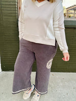 Penny Peace Sign Wide Leg Pants