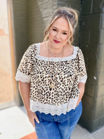 Kenny Leopard & Lace Top