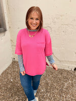Lennie Ribbed Boyfriend Top (Multiple Colors)