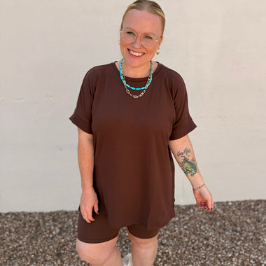 Jamie Chocolate Biker Set