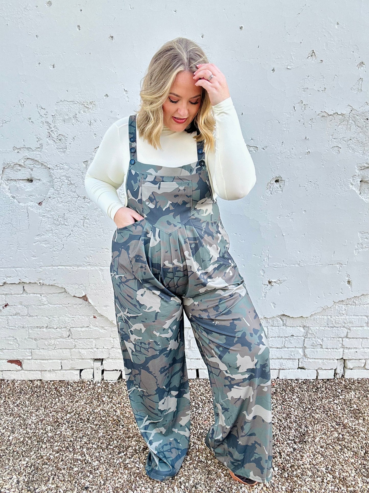 Camo Overall Jumpsuit (Pre-Order)