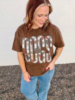 Modern Camo School Spirit Extended Tee (Customizable)