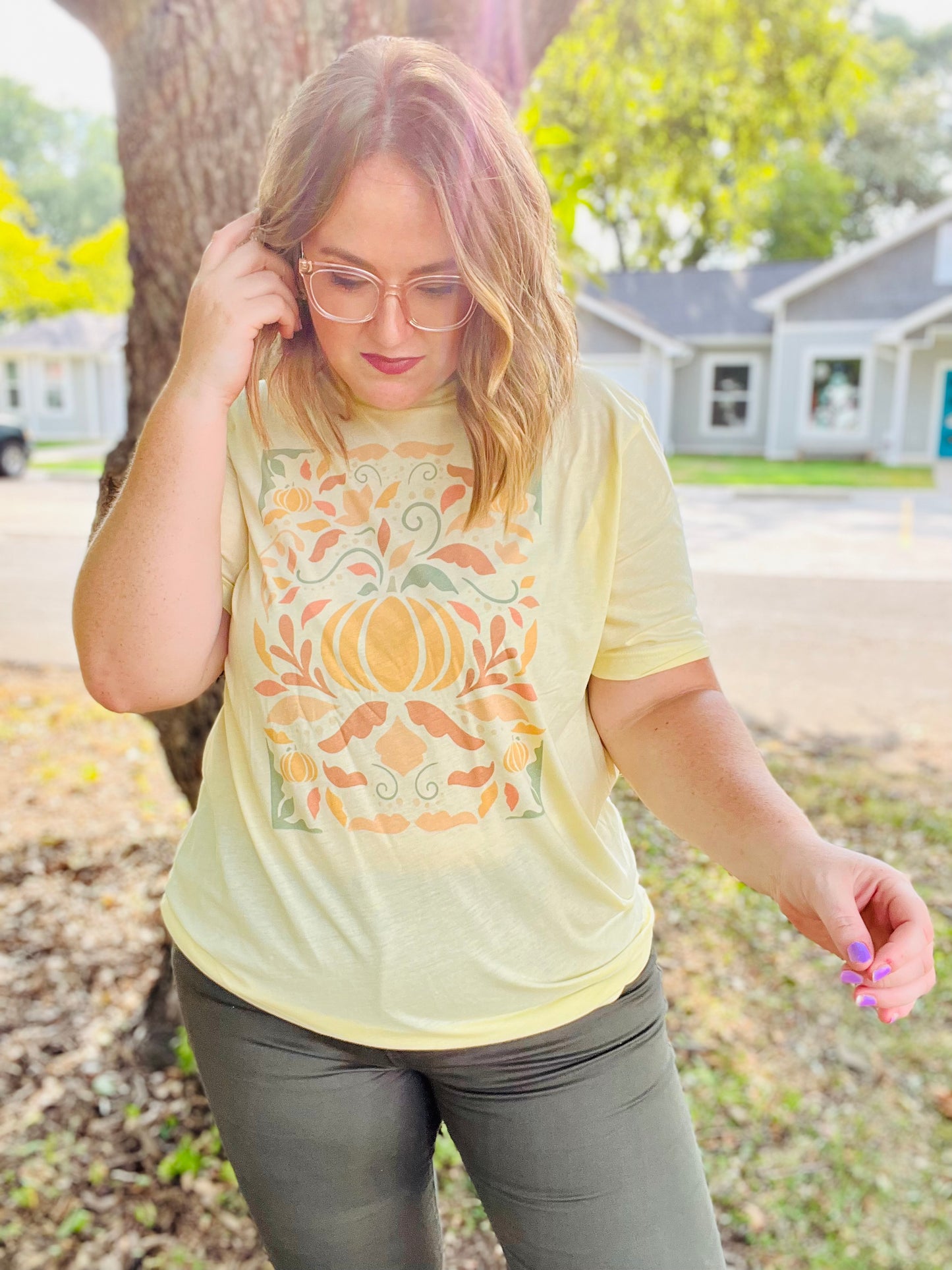 Filigree Pumpkin Graphic Tee