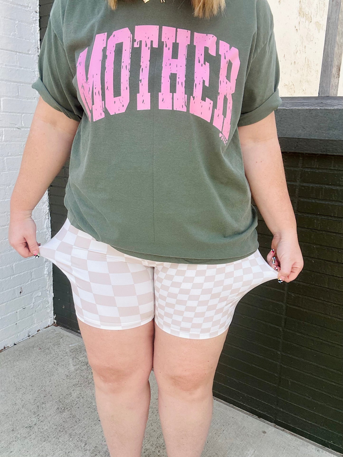 Checkered Dreams Biker Shorts (RESTOCK)