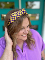 Game-day Checkered Headband