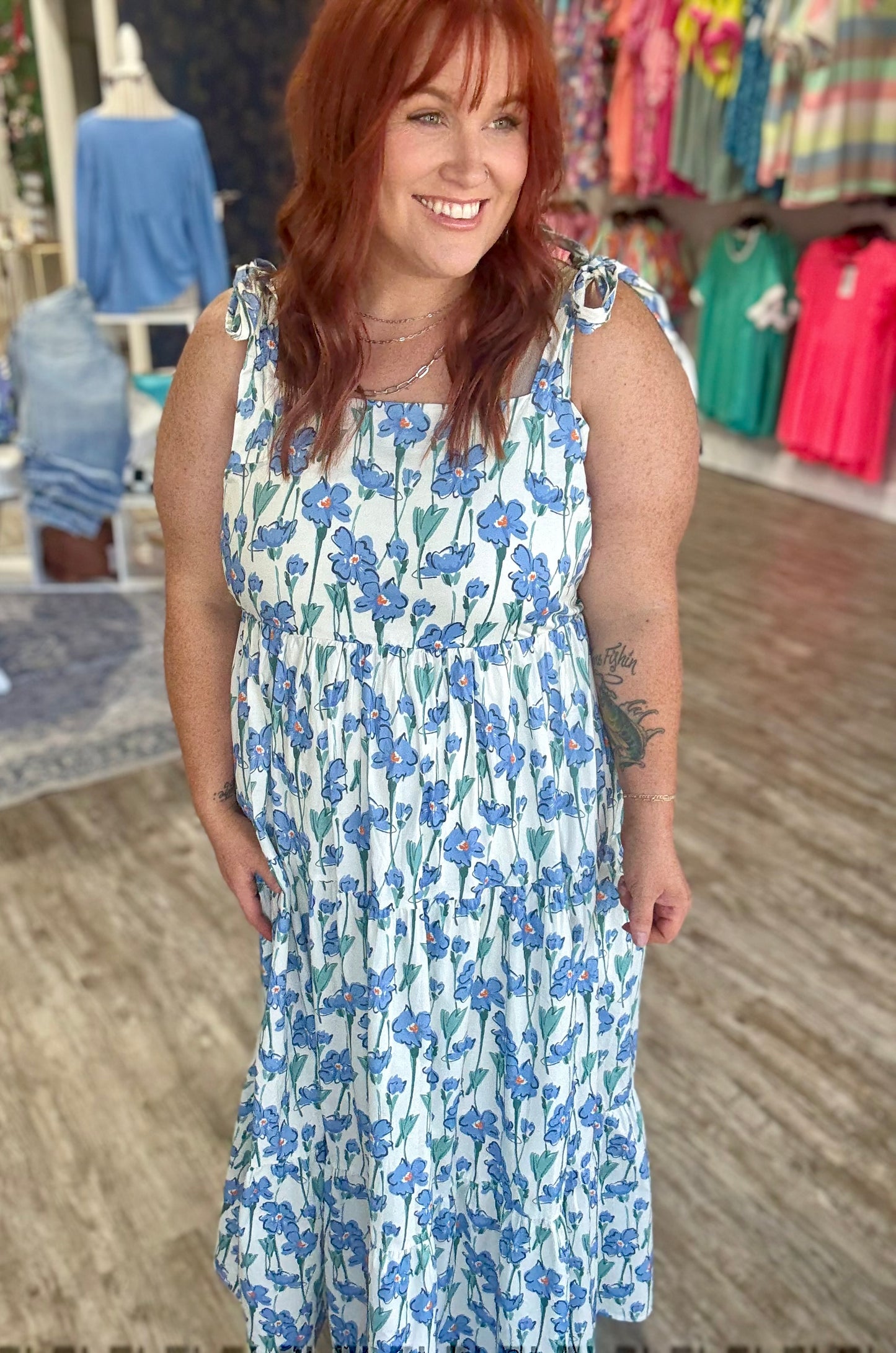 Peggy Sue Floral Dress