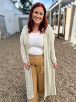 Wide Leg Knit Cargo Pants